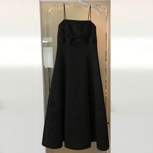 David's Bridal Black Prom Dress